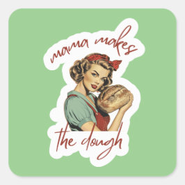 Mama Maakt het Deeg Brood Sticker - PNG