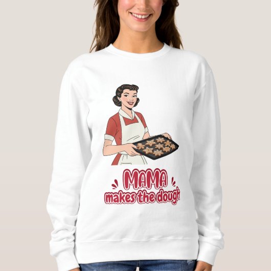 Mama Maakt het Deeg T-Shirt (Voorkant)