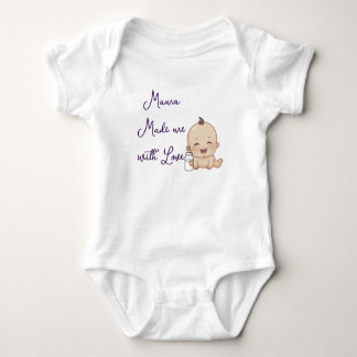 Mama maakte me met liefde Cute Baby romper