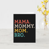 Mama Mam Bro - Moederdag Kaart (Gele Bloem)
