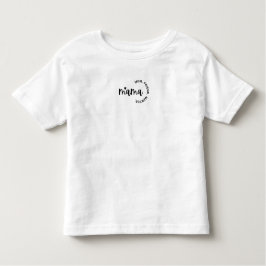 Mama- Mam, Vriend Mentor Peuter Fijne Jersey T-Shi Kinder Shirts