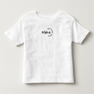 Mama- Mam, Vriend Mentor Peuter Fijne Jersey T-Shi Kinder Shirts