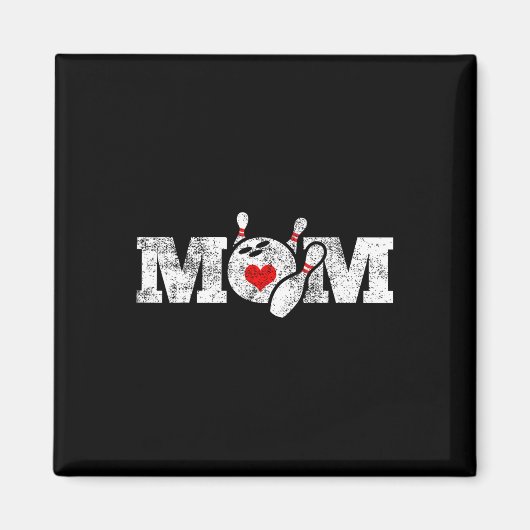 Mama Mama Bowling Sports Magneet (Voorkant)