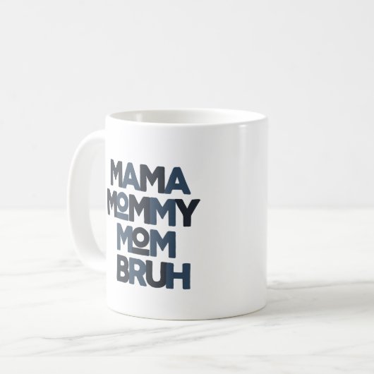 Mama mama Bruh Koffiemok (Voorkant links)