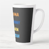 Mama mama bruh latte mok (Rechts)