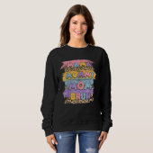 Mama mama Bruh Leopard Boho Happy Moederdag Trui (Voorkant volledig)