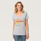 Mama mama Bruh mama en ik grappige jongen mama T-shirt (Voorkant volledig)