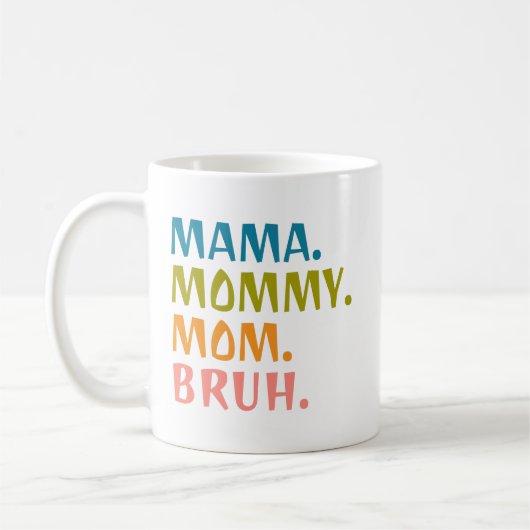 Mama mama Bruh - Moederdag Gift Cool Koffiemok (Links)