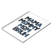 Mama mama Bruh Notitieboek (Linkerzijde)