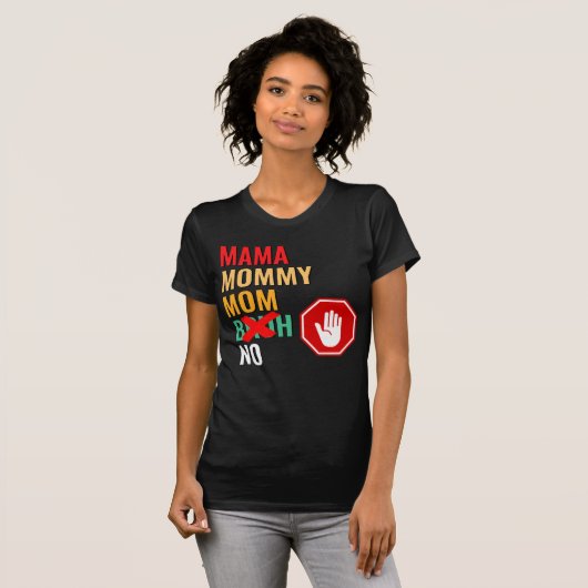 Mama mama Bruh Respect T-shirt (Voorkant volledig)