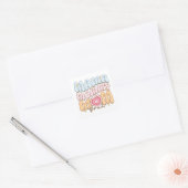 Mama mama Bruh Vierkante Sticker (Envelop)