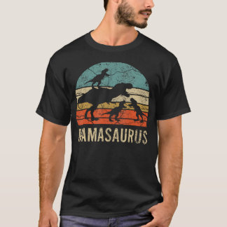Mama Mama Dinosaur Grappig 3 Drie Kinder Mamasau T-shirt