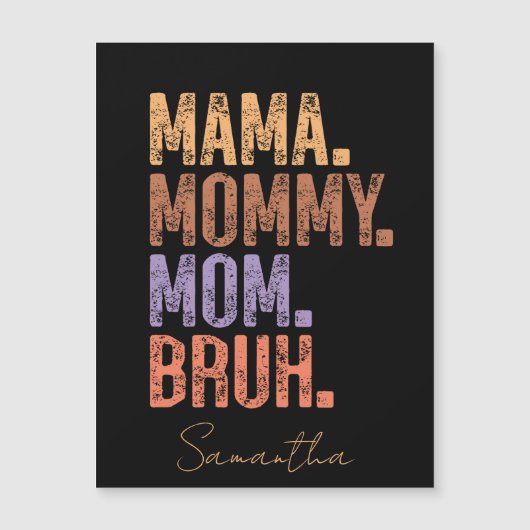 Mama. Mama. Mam. Bruh (Voorkant)