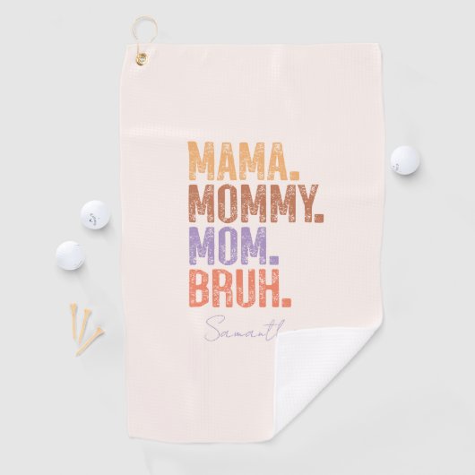 Mama. Mama. Mam. Bruh Golfhanddoek (Insitu)