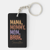 Mama. Mama. Mam. Bruh Sleutelhanger (achterkant)