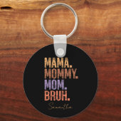 Mama. Mama. Mam. Bruh Sleutelhanger (Achterkant)