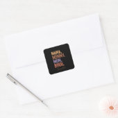 Mama. Mama. Mam. Bruh Vierkante Sticker (Envelop)