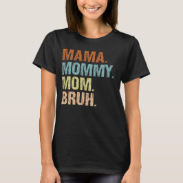 Mama mama mama Bruh Boy mama Moederdag Tri-Blend Shirt