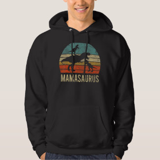 mama mama mama Dinosaur Funny 2 Twee Kinderen Mama Hoodie
