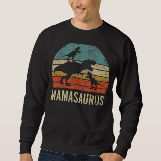 mama mama mama Dinosaur Funny 2 Twee Kinderen Mama Trui