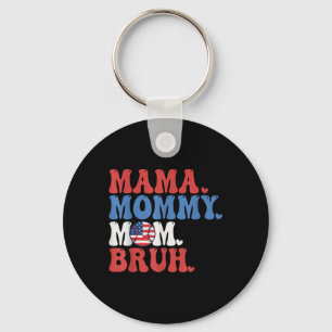 Mama Mama Mama Mama Mama Bruh Honkbal Mama Grappig Sleutelhanger