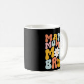 Mama Mama Moeder Bruh Groovy Moederdag Koffiemok (Voorkant rechts)