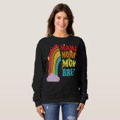 Mama Mama Moeder Bruh Mama En Ik Regenboog Jongen  Trui (Voorkant volledig)