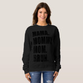Mama Mama Moeder Bruh Mama En Mam Mama Voor Vrouwe Trui (Voorkant volledig)
