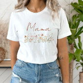 Mama Mama om Wildflower Baby shower te zijn T-shirt