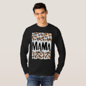 Mama mama Zoon Dochter Moeder mama mama mama Leopa T-shirt (Voorkant volledig)
