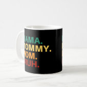Mama mammie moeder bruh koffiemok (Voorkant links)