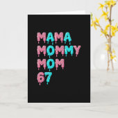 Mama Mammy Moeder Bruh 67 Grappige Meme Gen Alpha  Kaart (Gele Bloem)