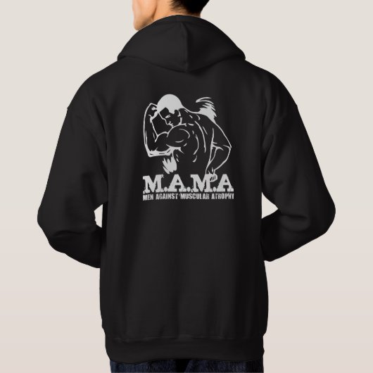 MAMA (Mannen tegen spieratrofie) Hoodie (Achterkant)
