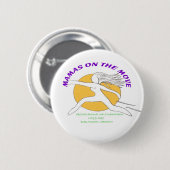 MAMA MARATHON LOGO RONDE BUTTON 5,7 CM (Voorkant /achterkant)