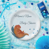 Mama & Me Otter Baby shower Papier Bord (Feest)