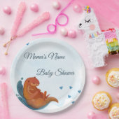 Mama & Me Otter Baby shower Papier Bord (Feest)