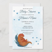 Mama & Me Otter Baby shower Uitnodiging (Voorkant)
