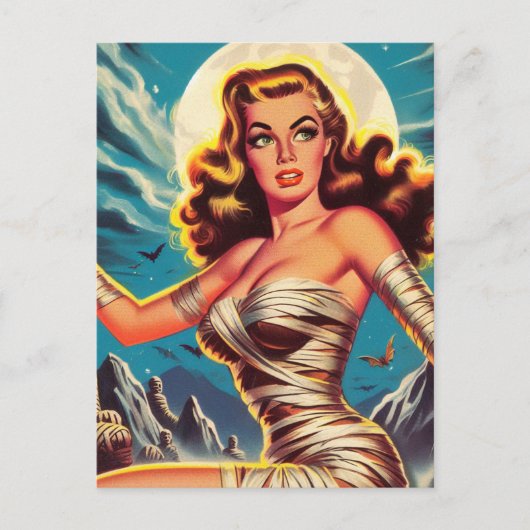 mama meisje briefkaart (Voorkant)