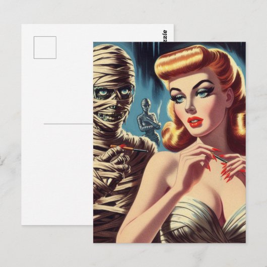  mama meisje briefkaart (Voorkant / Achterkant)