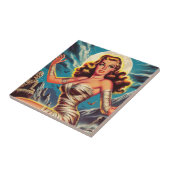  mama meisje tegeltje (Zijkant)