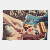  mama meisje theedoek (Horizontaal)