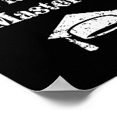 Mama met een mastergraad grappig poster (Hoek)