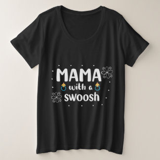 Mama met een Swoosh Grote Maat T-shirt
