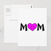 Mama met gezicht briefkaart (Voorkant / Achterkant)