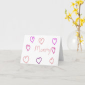 mama met hart kaart (Gele Bloem)