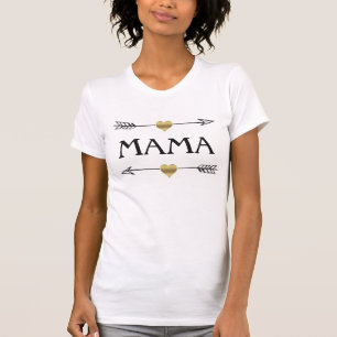 Mama met Harten en Pijlen T-shirt