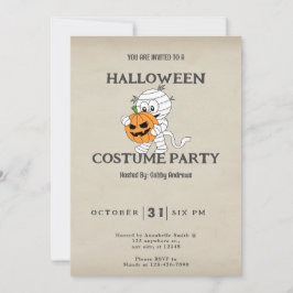 Mama met Jack-O' Lantern  Halloween Kaart