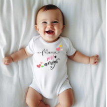 Mama mi amigo baby bodysuit, Nieuw baby cadeau