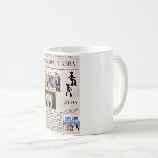 Mama Mia fan cups en artikelen Koffiemok (Voorkant rechts)