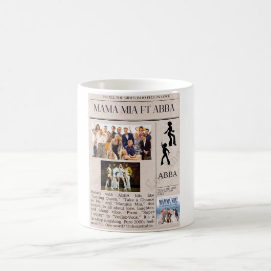 Mama Mia fan cups en artikelen Koffiemok (Center)